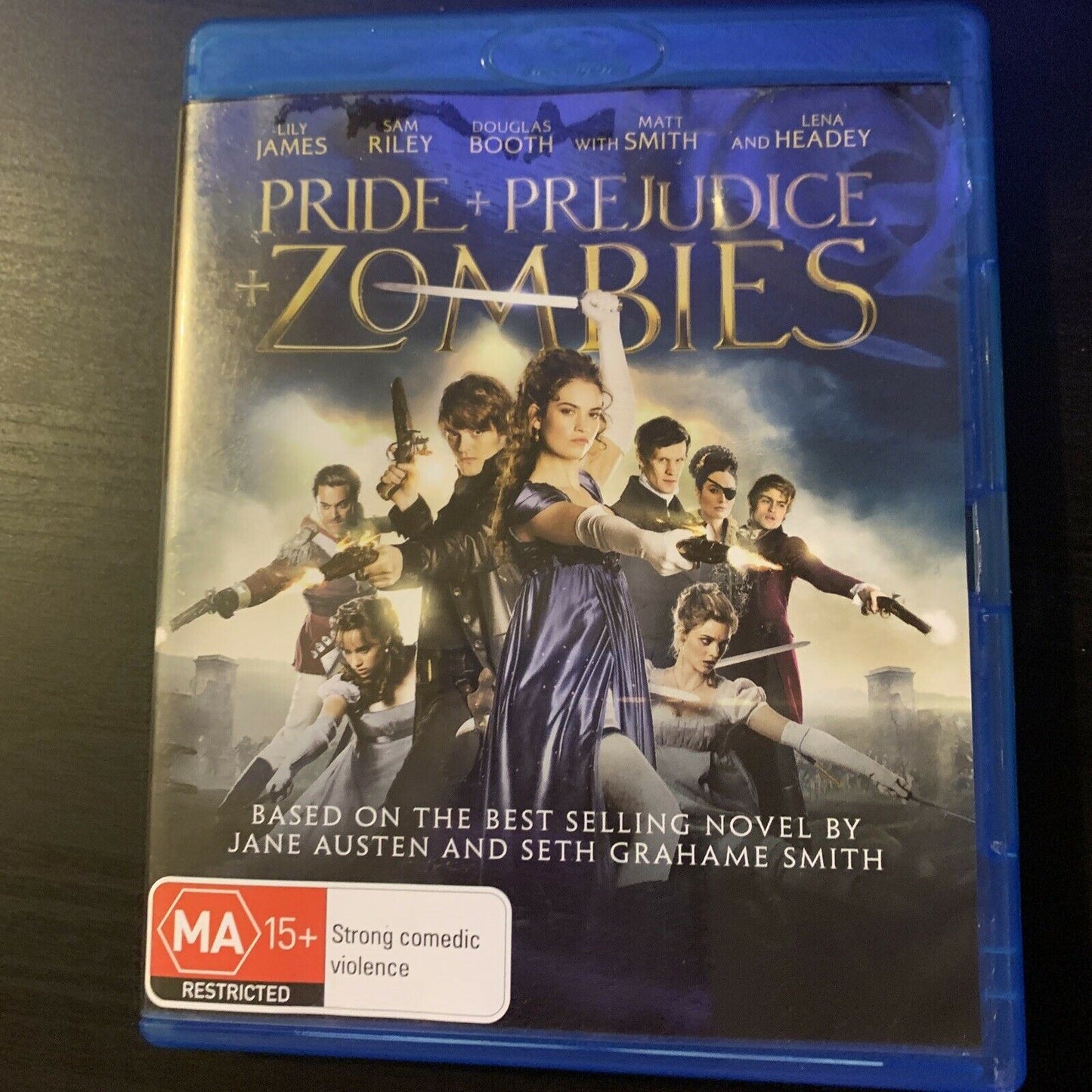 Pride & Prejudice & Zombies (Blu-ray, 2016) Lily James, Sam Riley. Region B