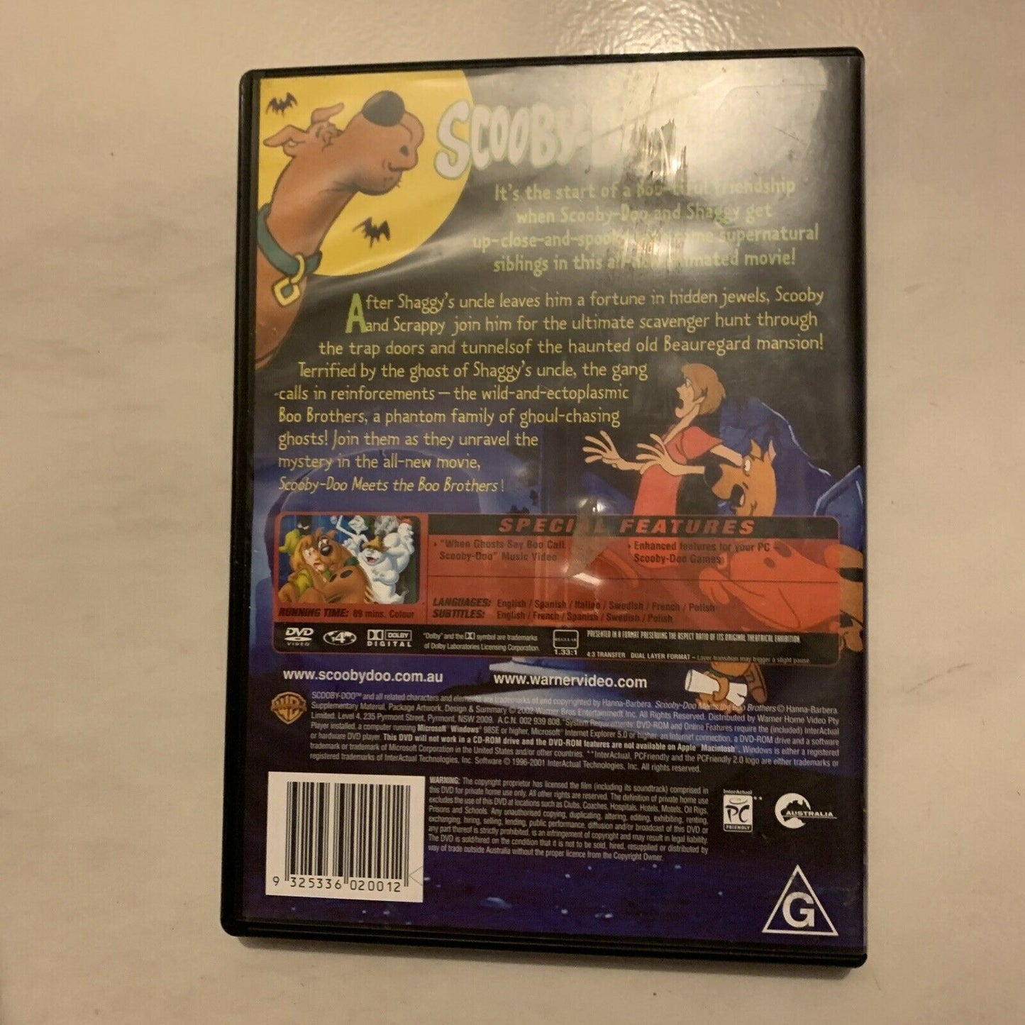 5x Scooby Doo DVDs Region 4