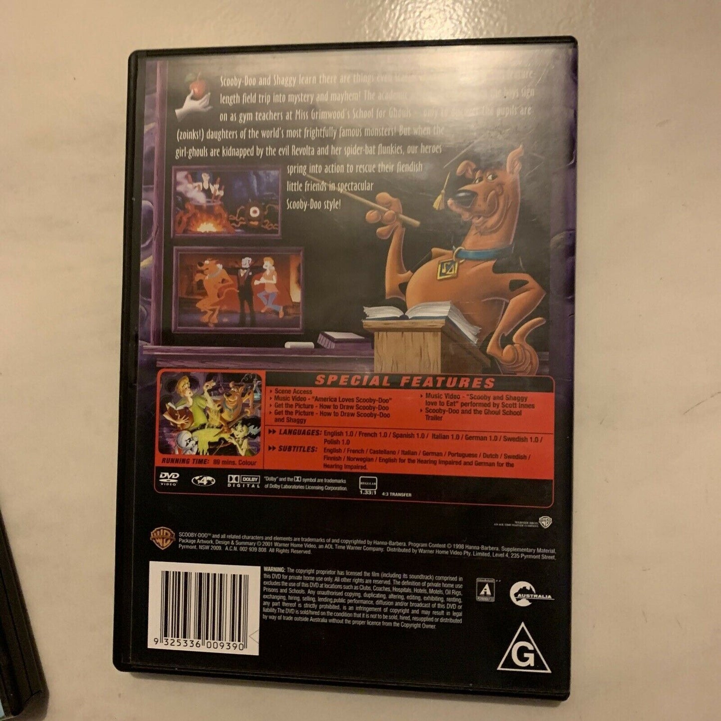 5x Scooby Doo DVDs Region 4