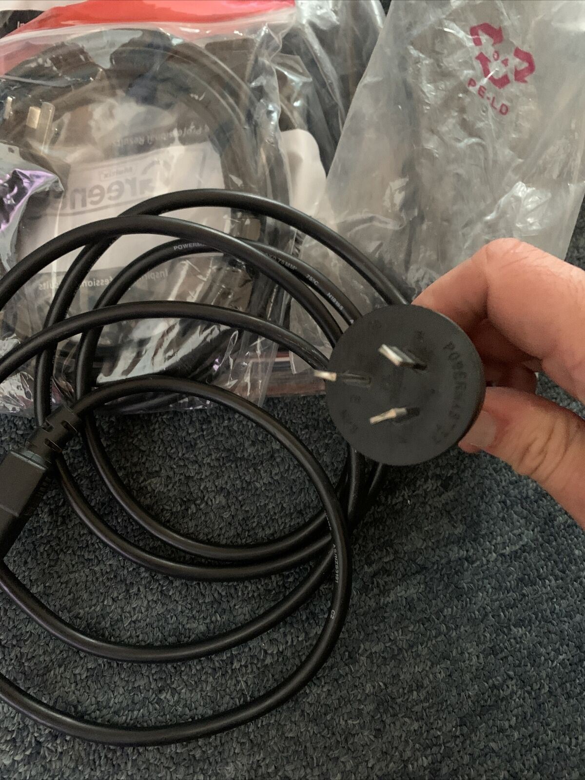 9x 2M Wall Plug to IEC C13 Power Cable For PC