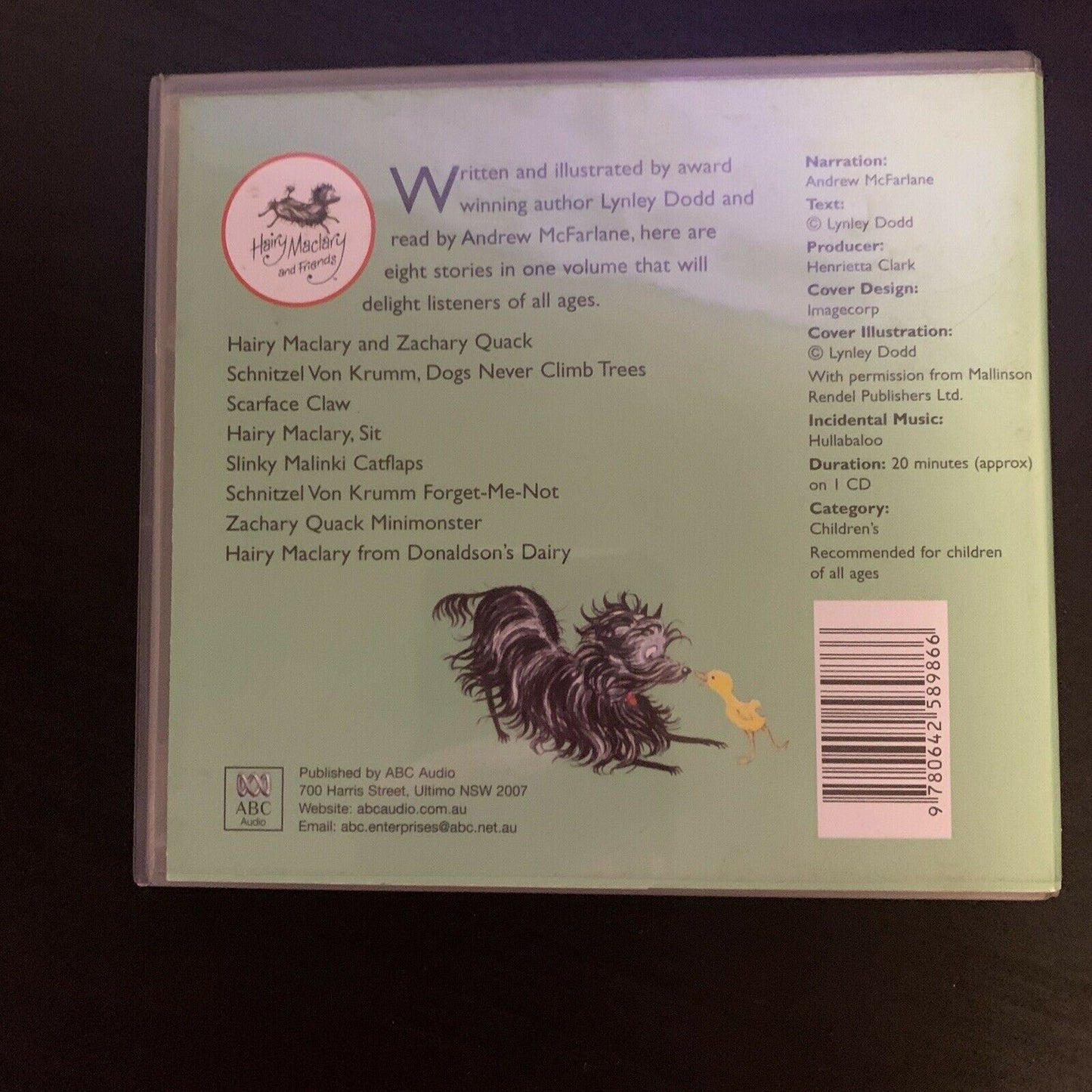 Lynley Dodd: More Adventures Of Hairy Maclary Read By Andrew McFarlane (CD)