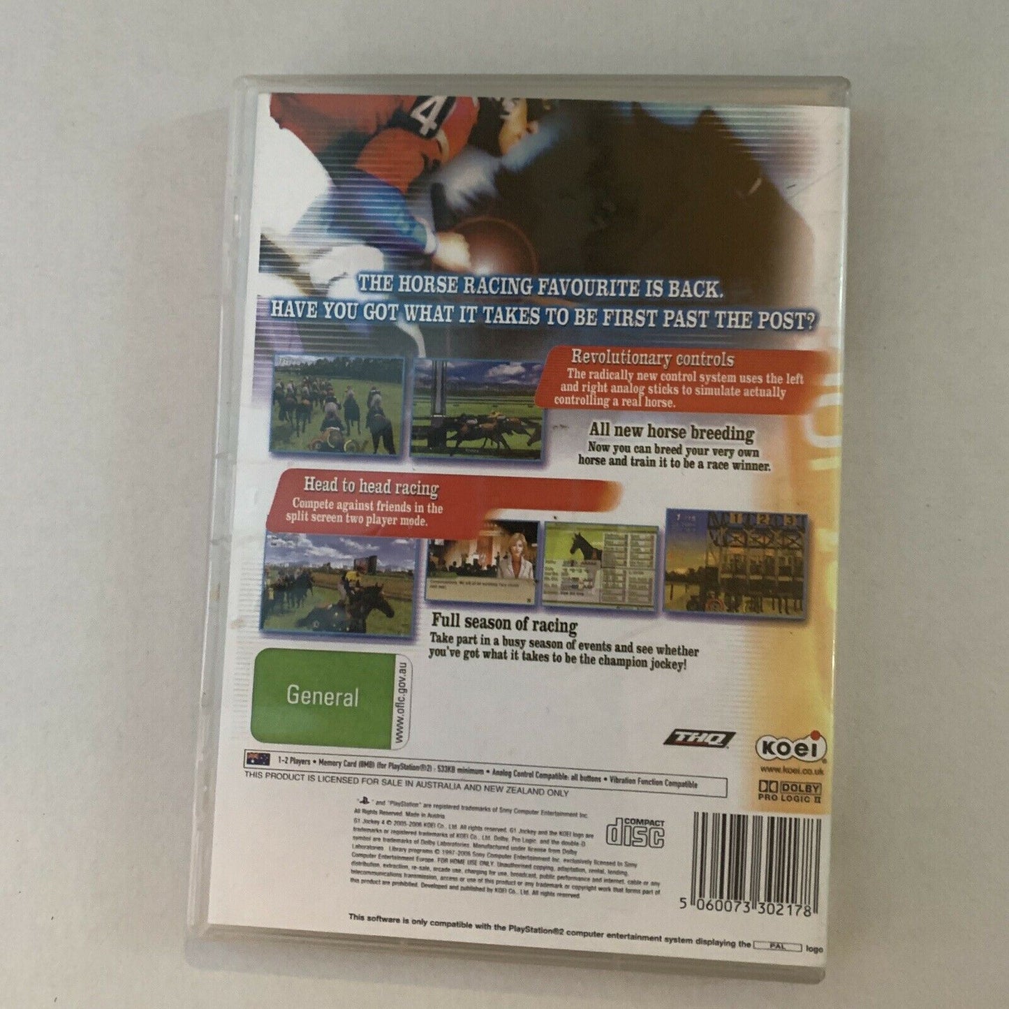 G1 Jockey 4 - Sony PS2 PlayStation 2 Game PAL