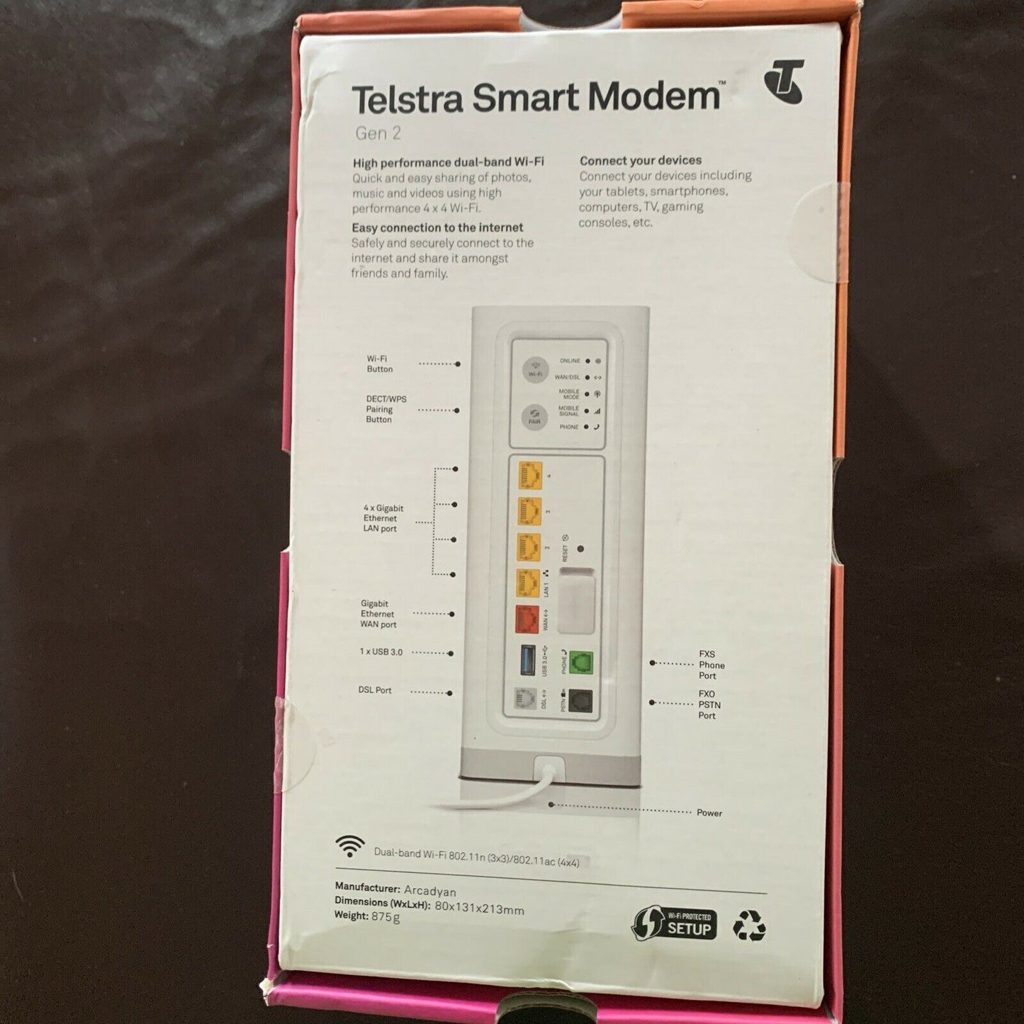 TELSTRA SMART MODEM GEN2 With Voice Backup LH1000