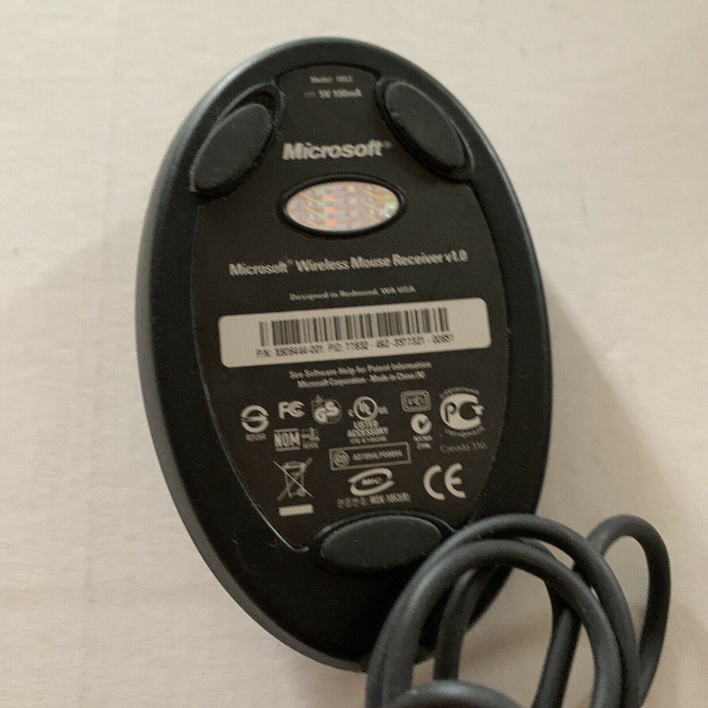 Microsoft Wireless Mouse Receiver V1.0 Model 1053