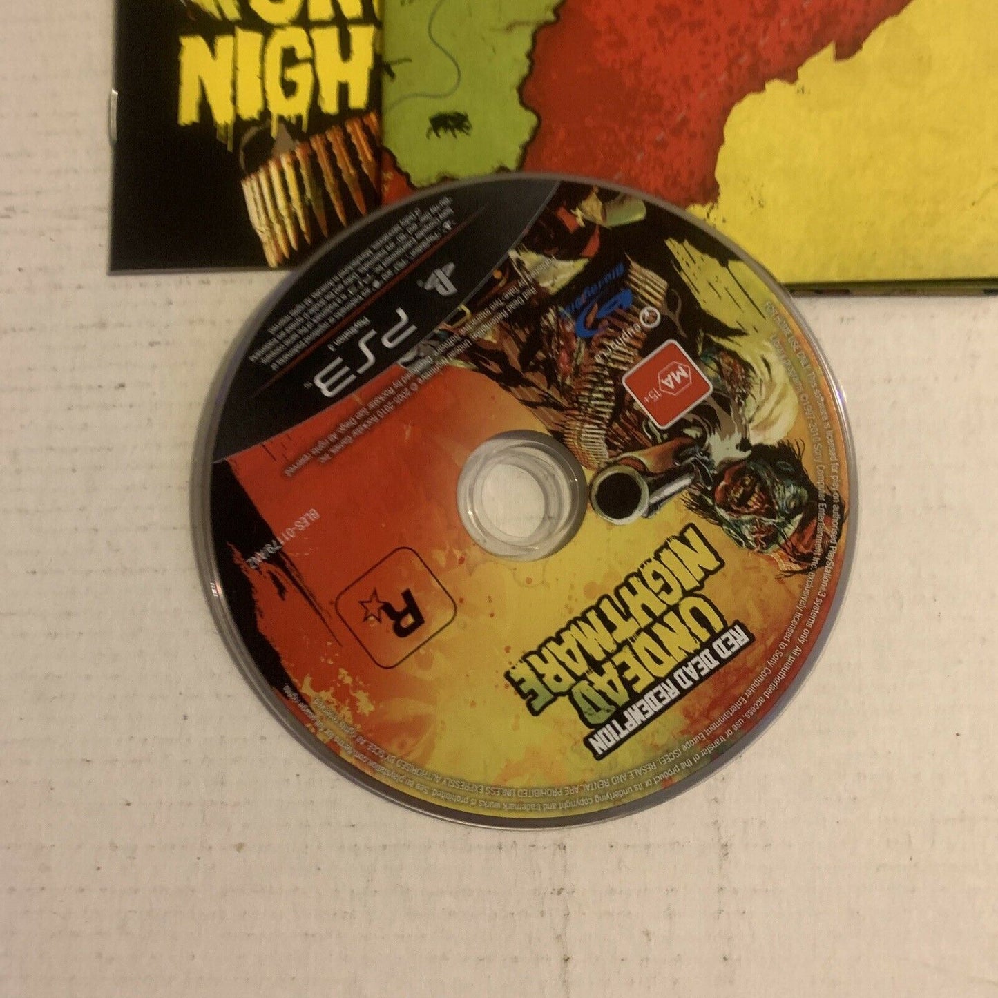 Red Dead Redemption - Undead Nightmare (Playstation 3) With Manual & Map
