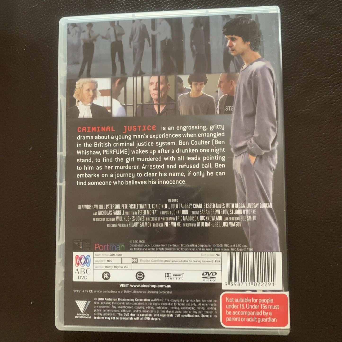 Criminal Justice : Season 1 (DVD, 2008) Ben Whishaw, Bill Paterson. Region 4