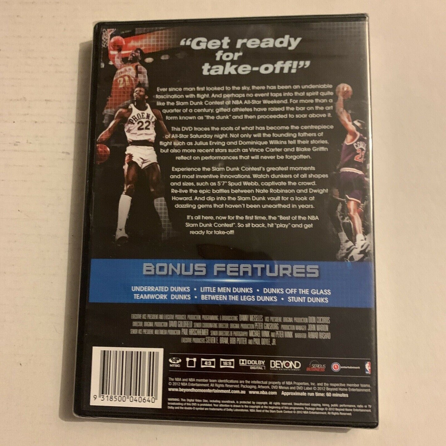 *New Sealed* NBA - Best Of The Slam Dunk Contest (DVD, 2012) Region 4
