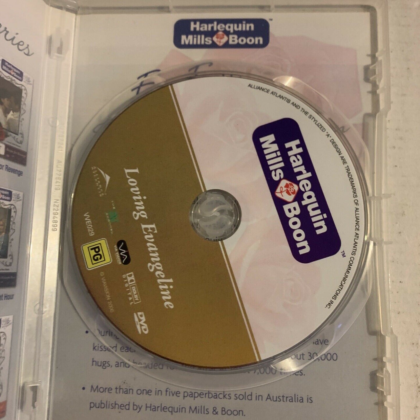 Harlequin Mills & Boon - Loving Evangeline (DVD, 1998) Kelly Rowan Region 4
