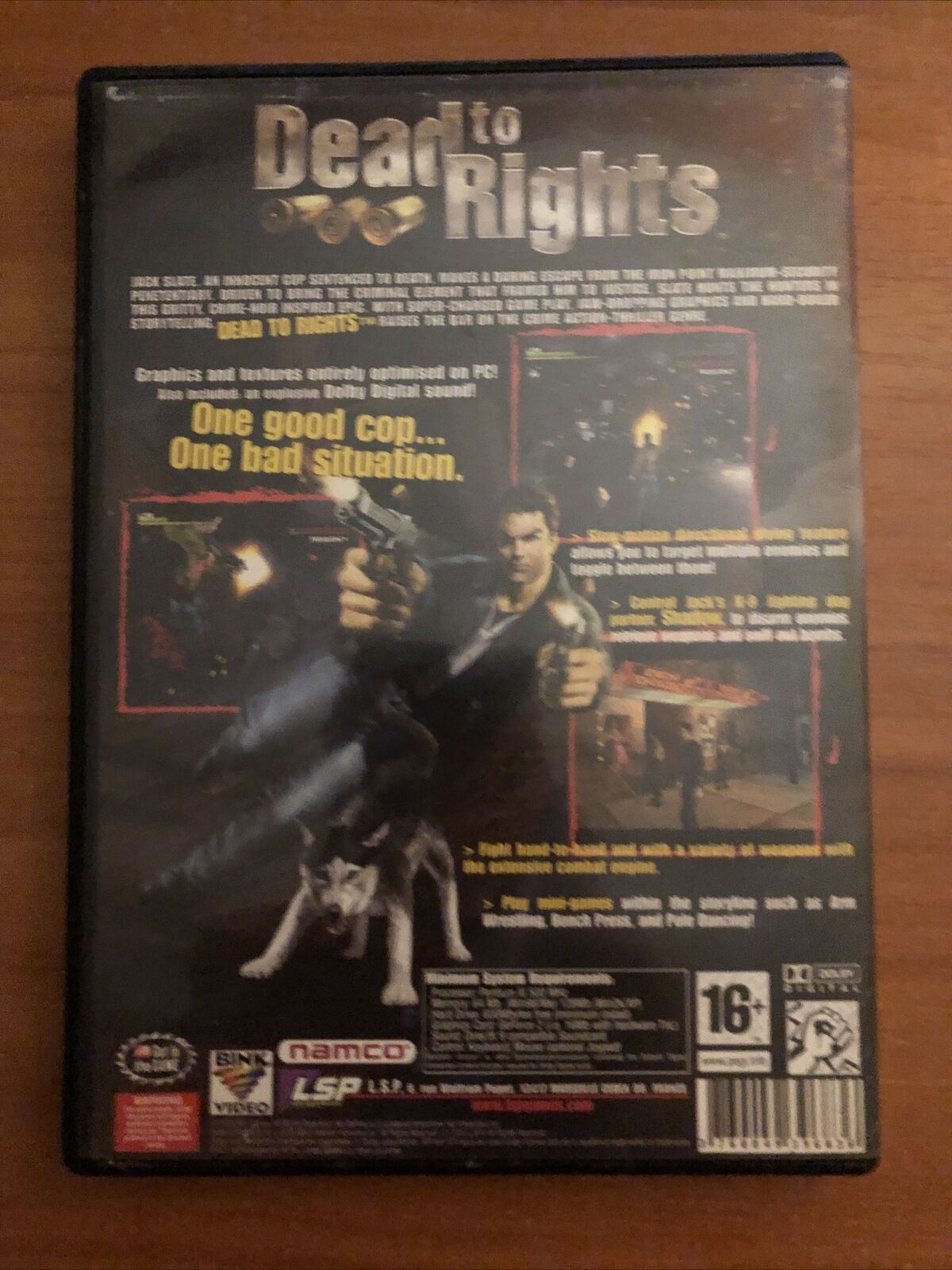 Dead to Rights - PC Windows Game with manual