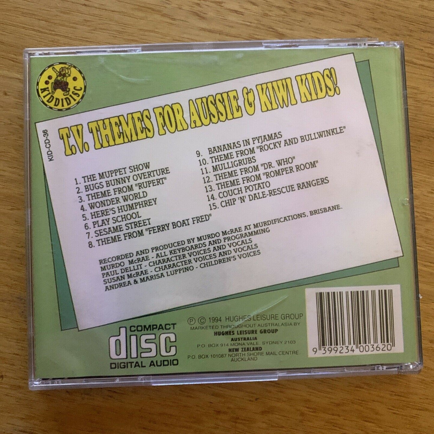 TV Themes For Aussie & Kiwi Kids (CD, 1994)