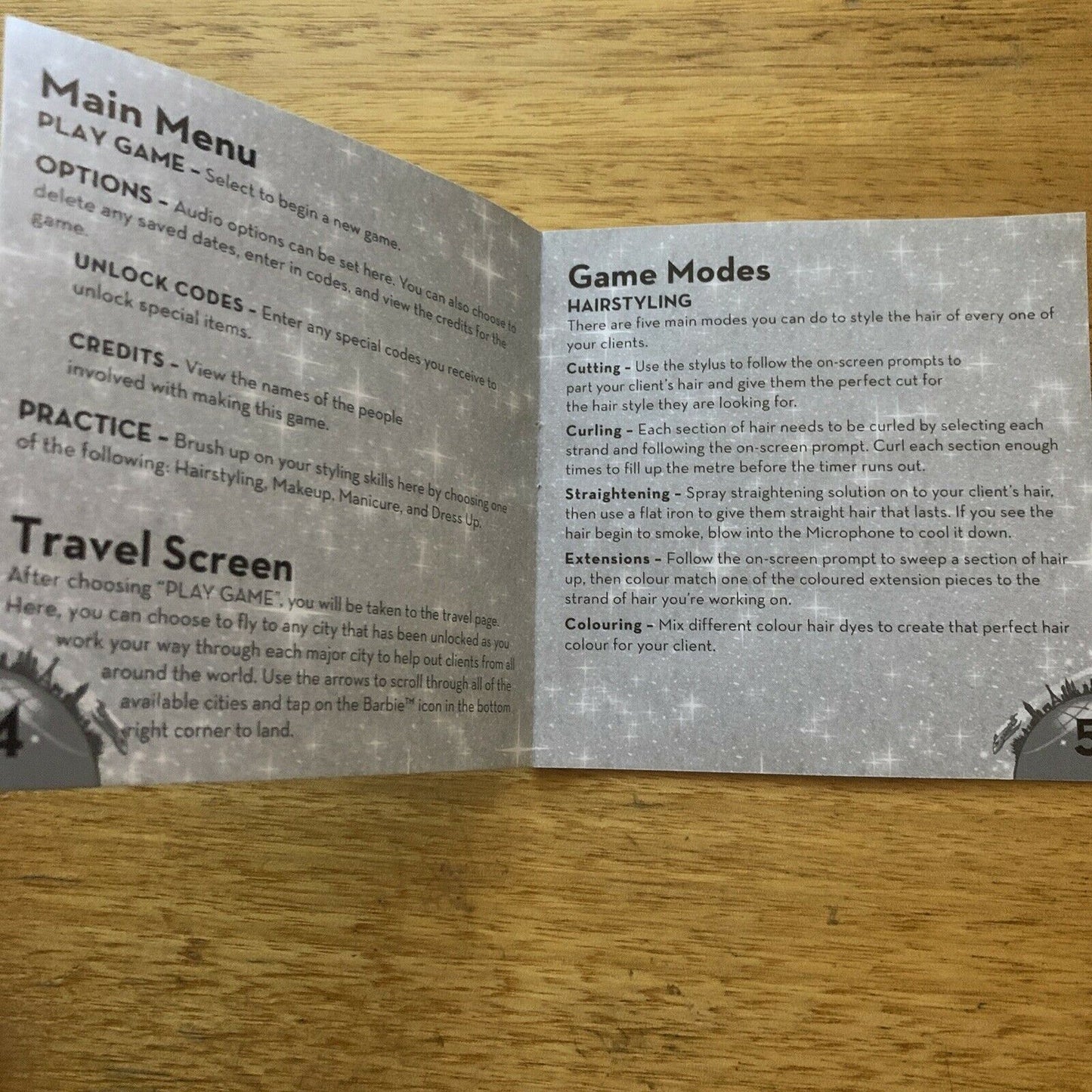 Barbie: Jet, Set and Style - Nintendo DS Game (complete  with Manual)