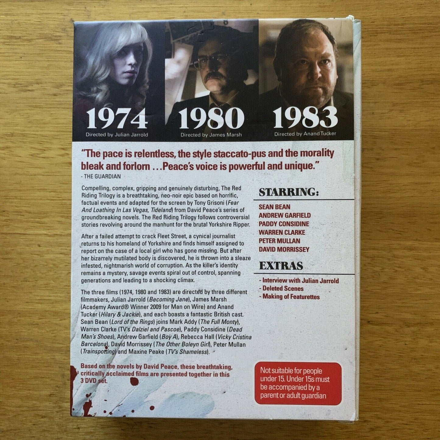 The Red Riding Trilogy -1974, 1980, 1983 Box Set (DVD, 2009) Region 4