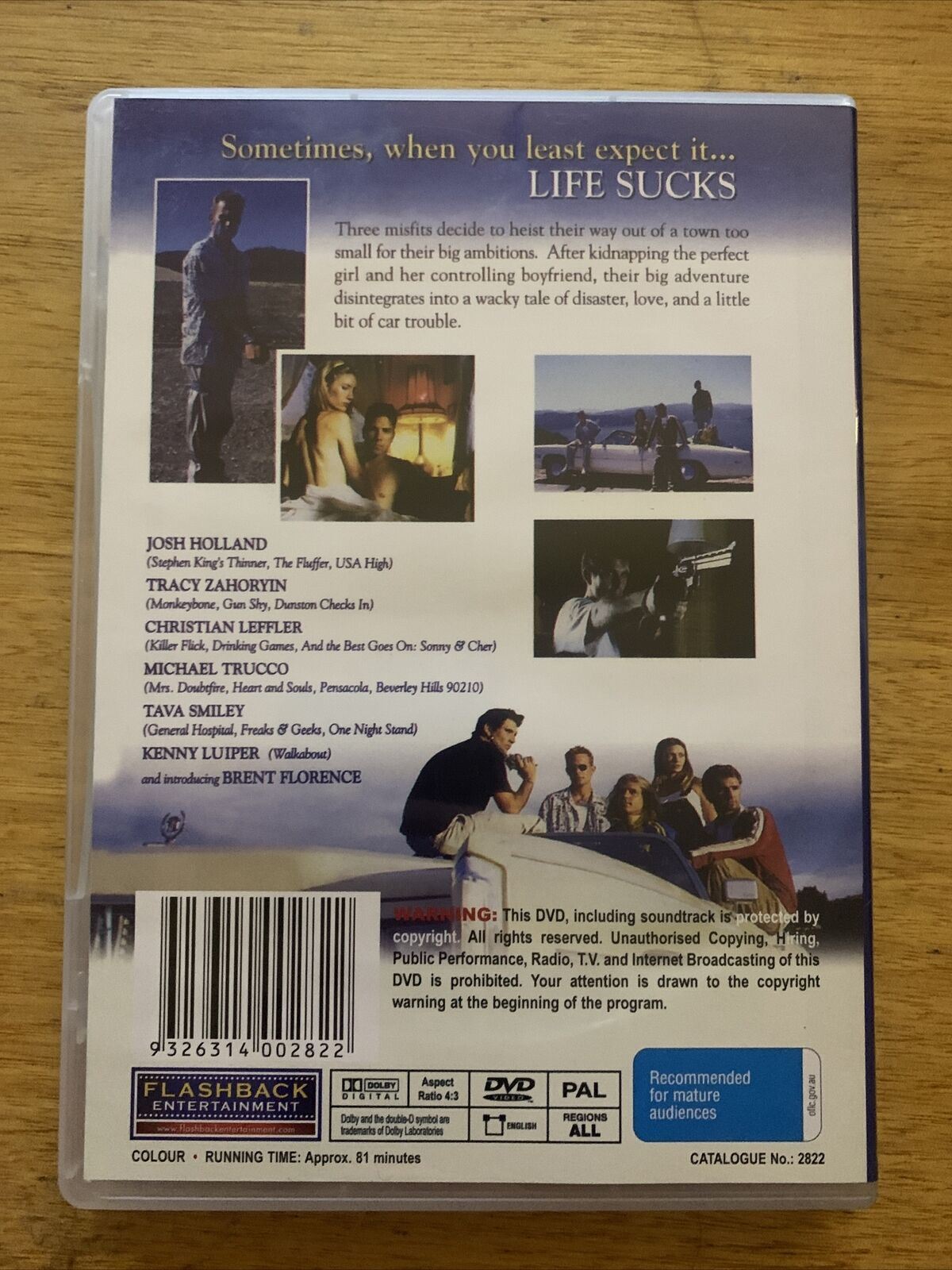 A Girl, 3 Guys And A Gun (DVD, 2000) Josh Holland, Tracy Zahoryin