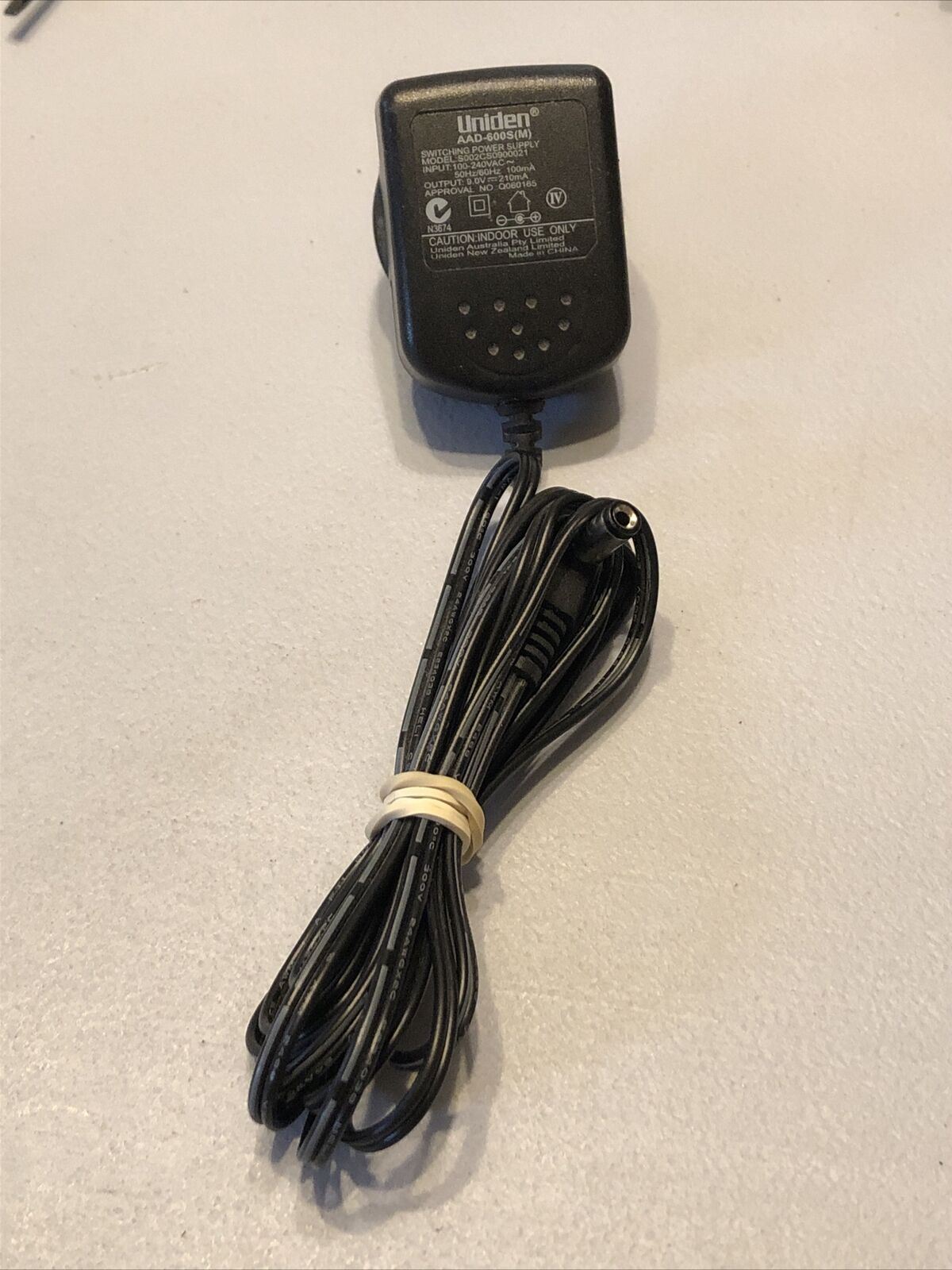 Genuine Uniden AAD-600S(M) Power Supply AC Adapter For XDECT Cordless Phone 9v