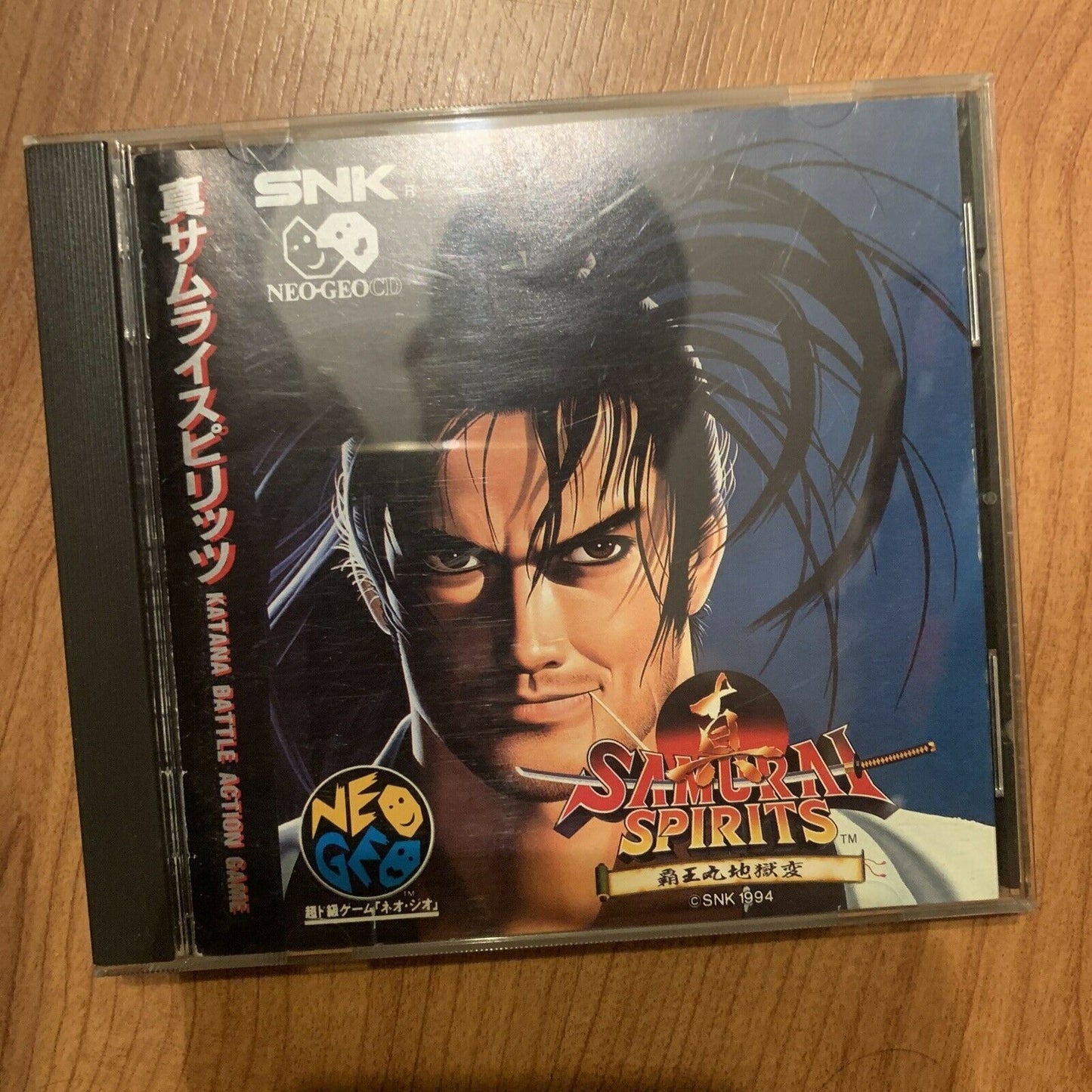 SNK Neo Geo CD Japan Console w/ Samurai Spirits, Controller, Power Supply & AV