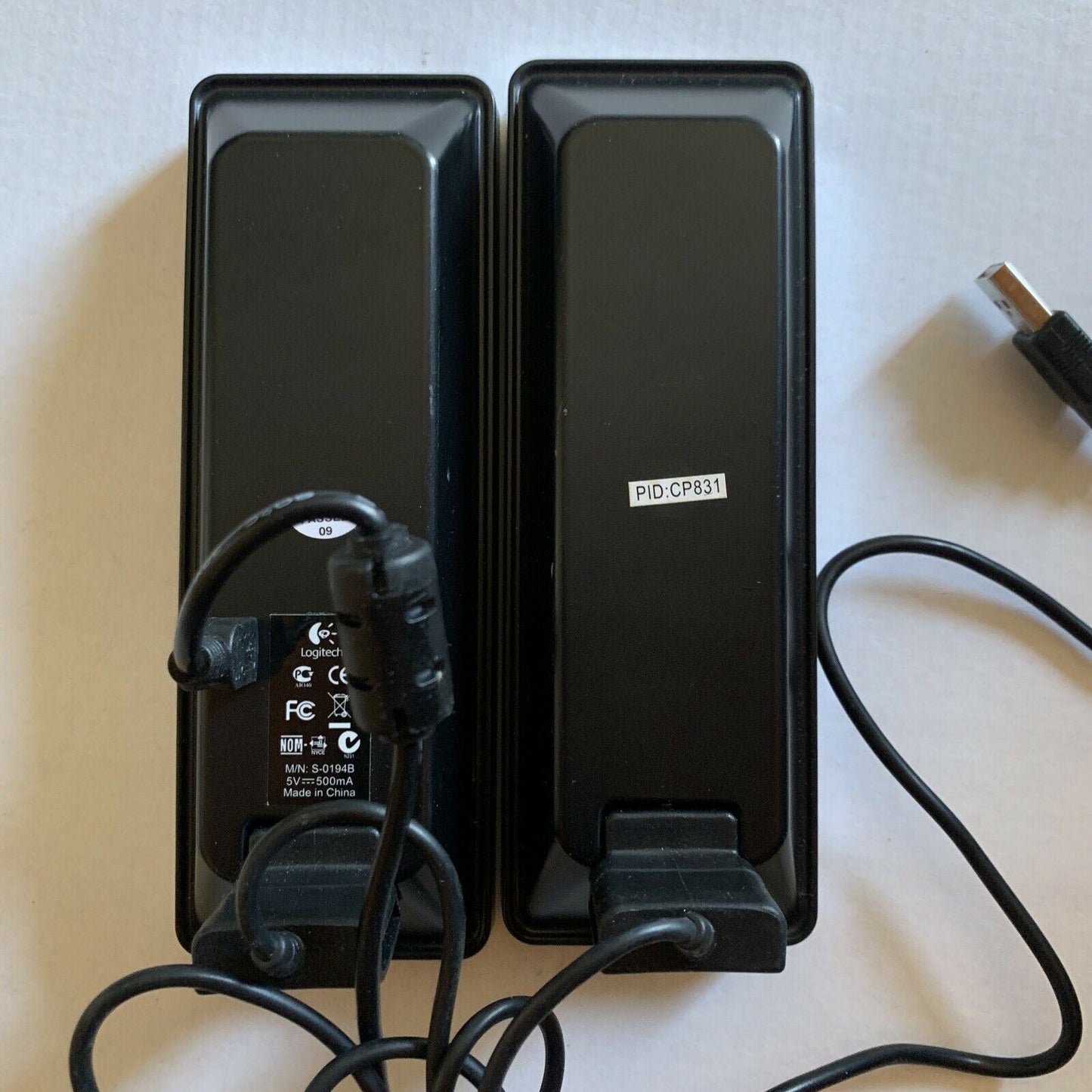 Logitech USB Powered External Speakers S-0194B Excellent Sound Quality