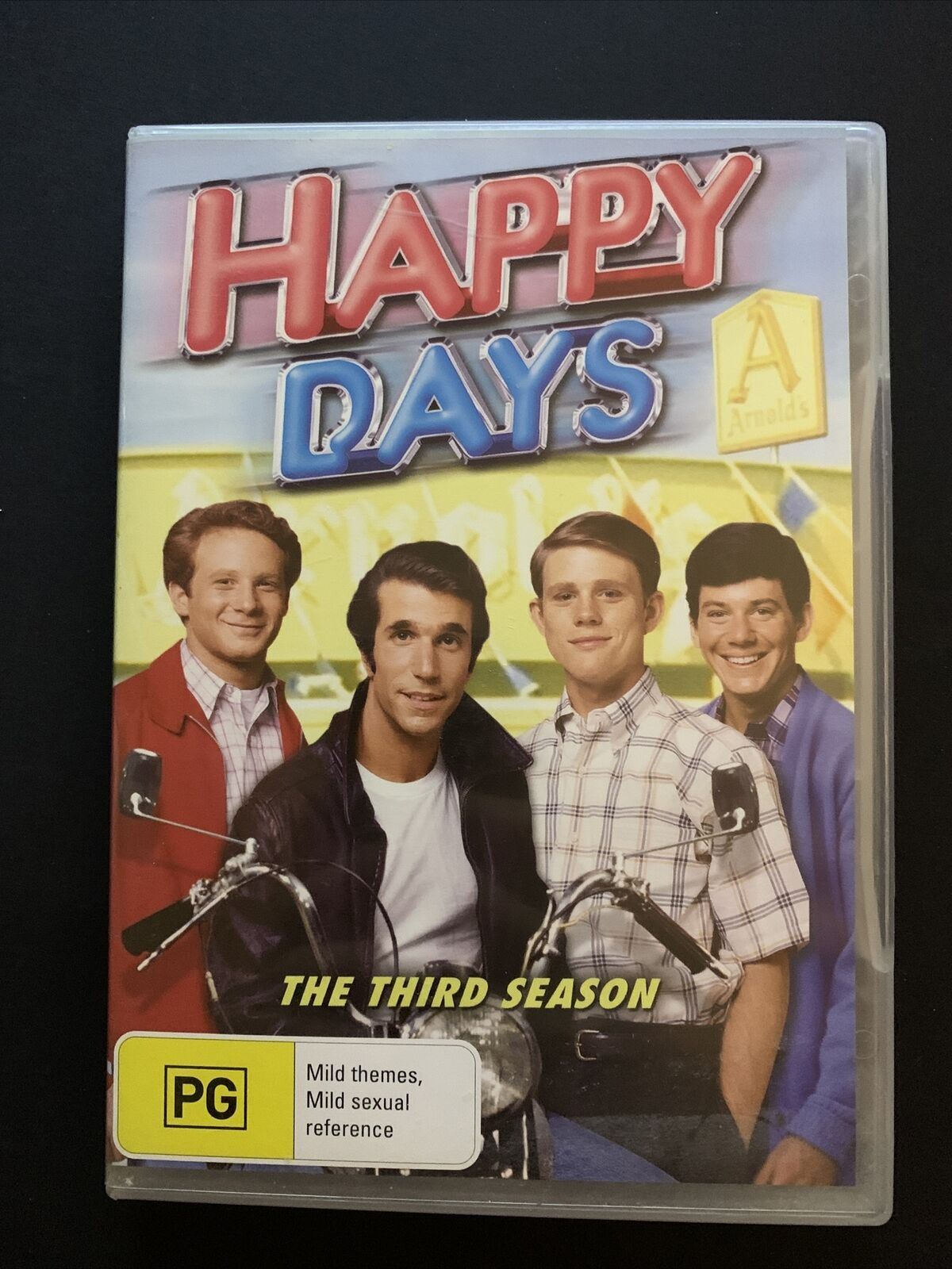 Happy Days : Season 3 (DVD, 1976) Ron Howard, Henry Winkler - Region 2&4
