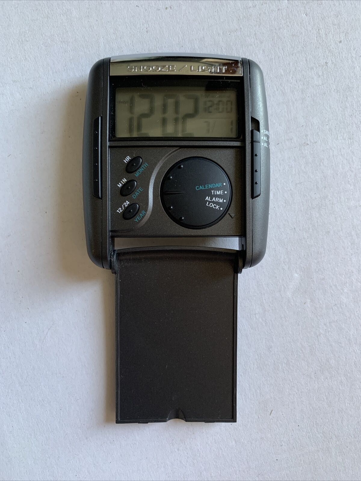 Seiko Portable Travel Alarm Clock Calender