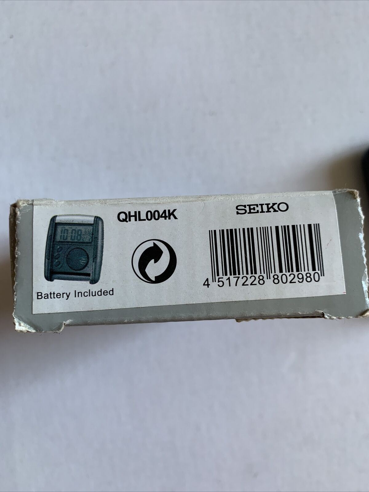 Seiko Portable Travel Alarm Clock Calender