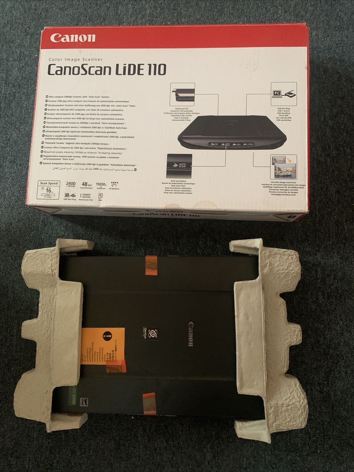 *New - Never Used* Canon Canoscan LiDE 110 Scanner - Flatbed Scanner A4