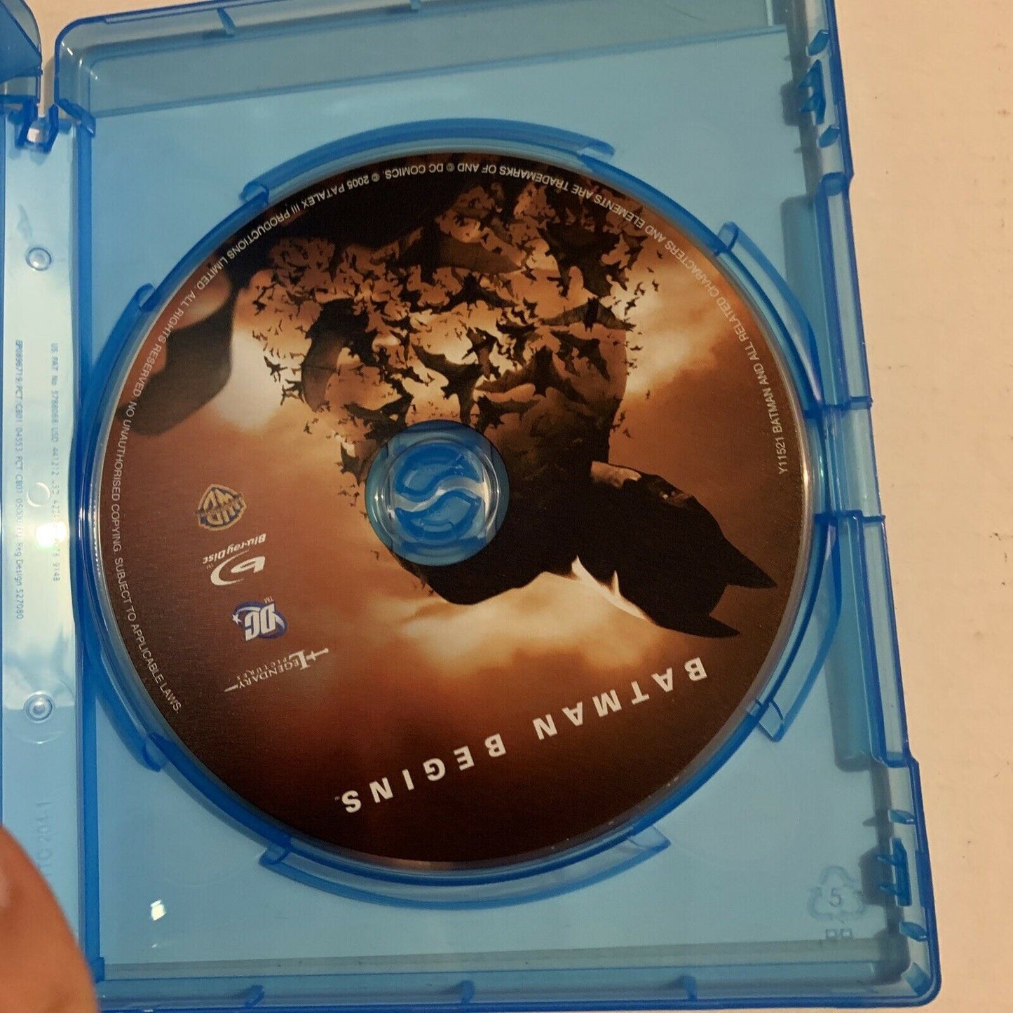 Batman Begins (Platinum Collection) (Blu-ray, 2005) Christian Bale, Michael Cain