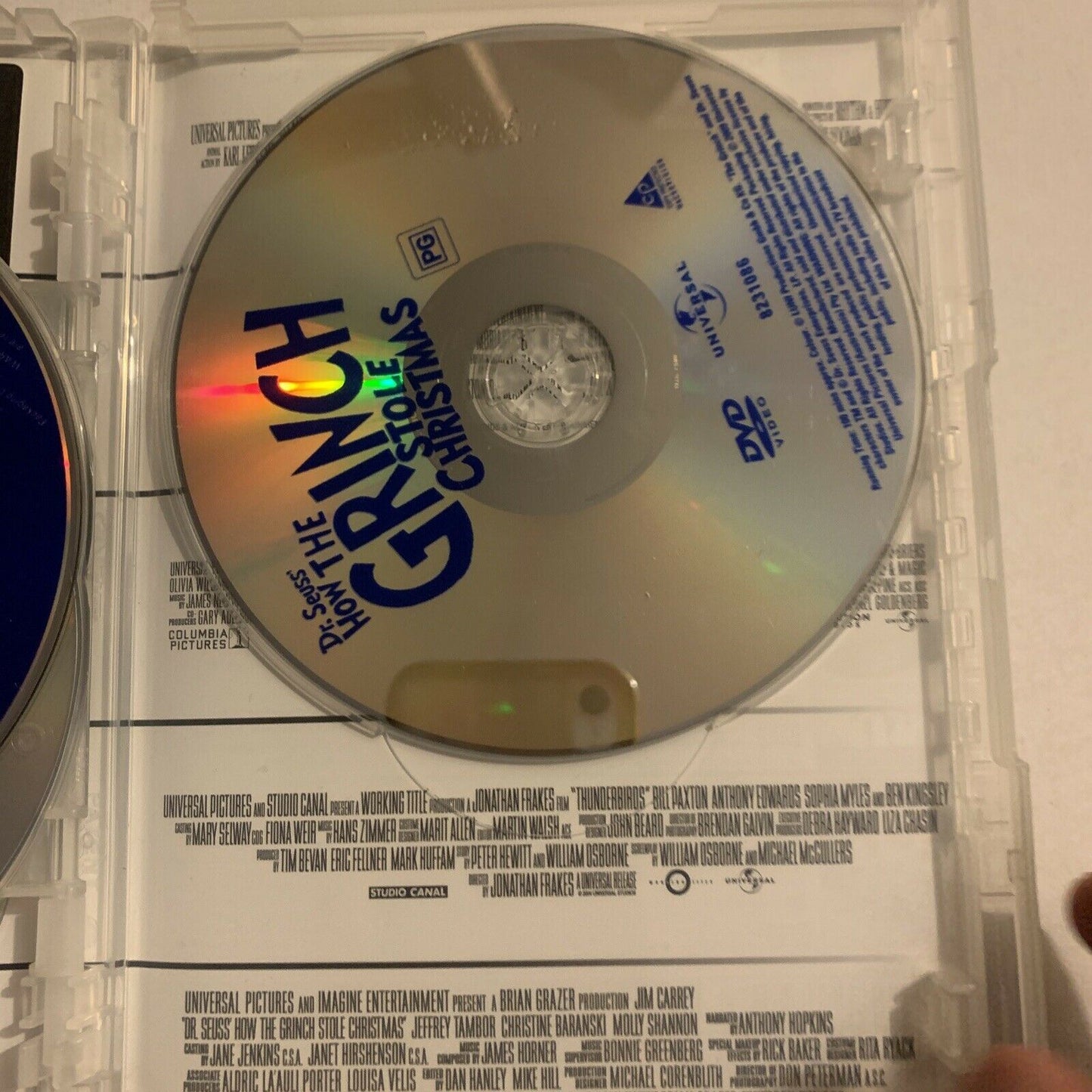 Kids Collection 5 Discs DVD Babe, Casper, Peter Pan, Thunderbirds, The Grinch