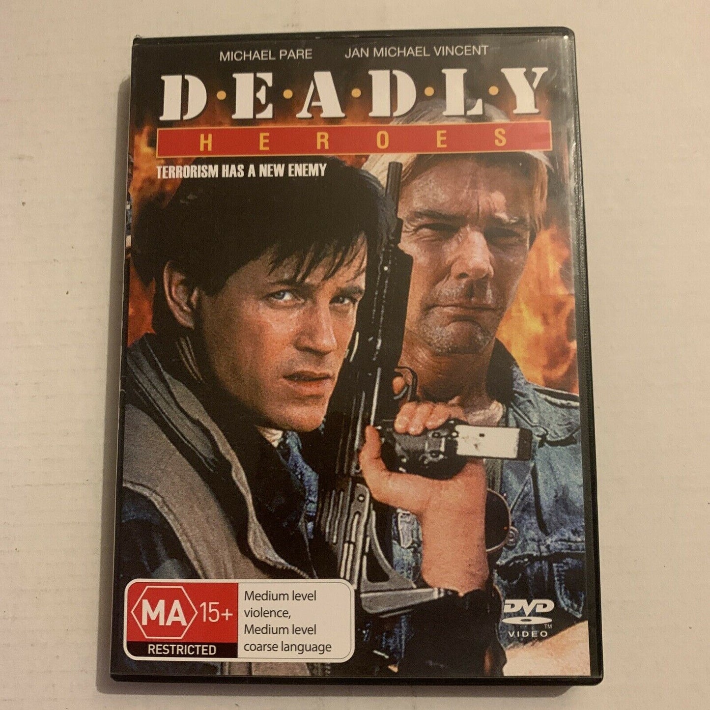 Deadly Heroes (DVD, 1993) Michael Pare, Jan Michael Vincent. All regions