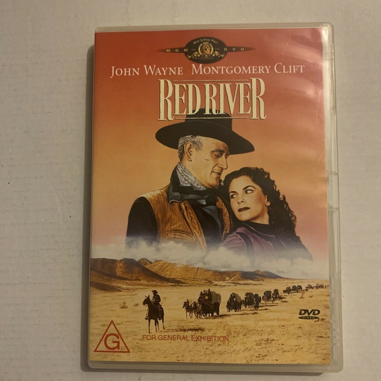 Red River (DVD, 1943) John Wayne, Montgomery Clift. Region 4,2