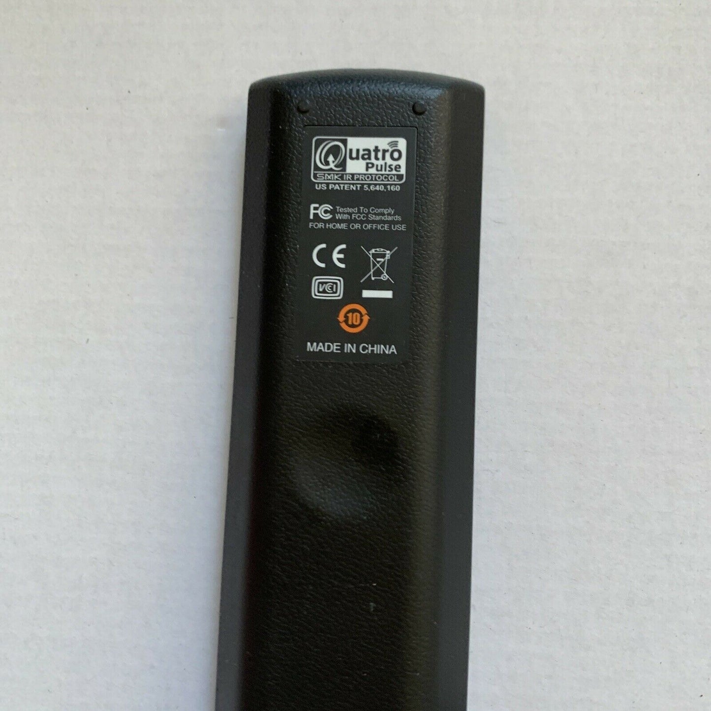 Quatro Pulse SMK IR Protocol 00121A Remote Control