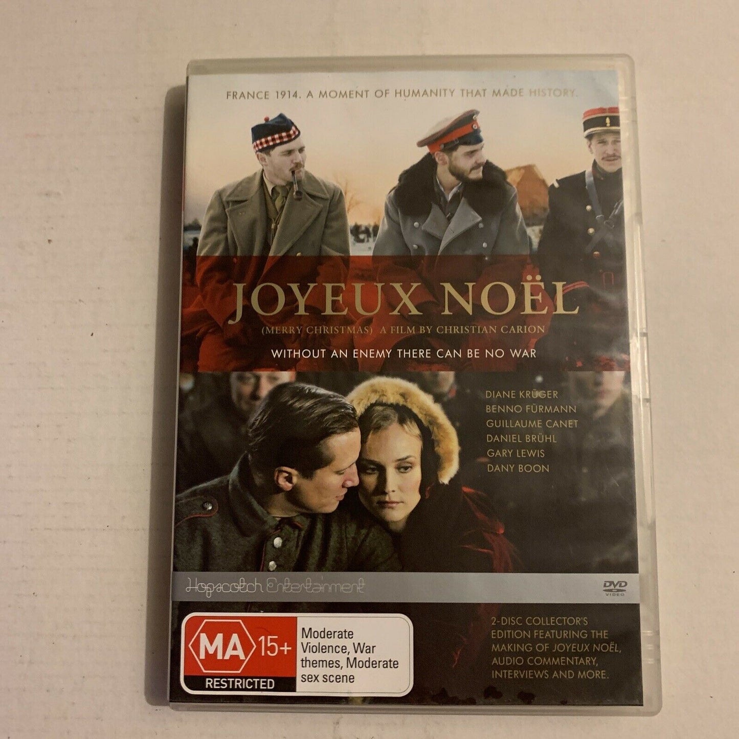 Joyeux Noel (DVD, 2006, 2-Disc) Benno Furmann, Daniel Bruhl, Dany Boon Region 4