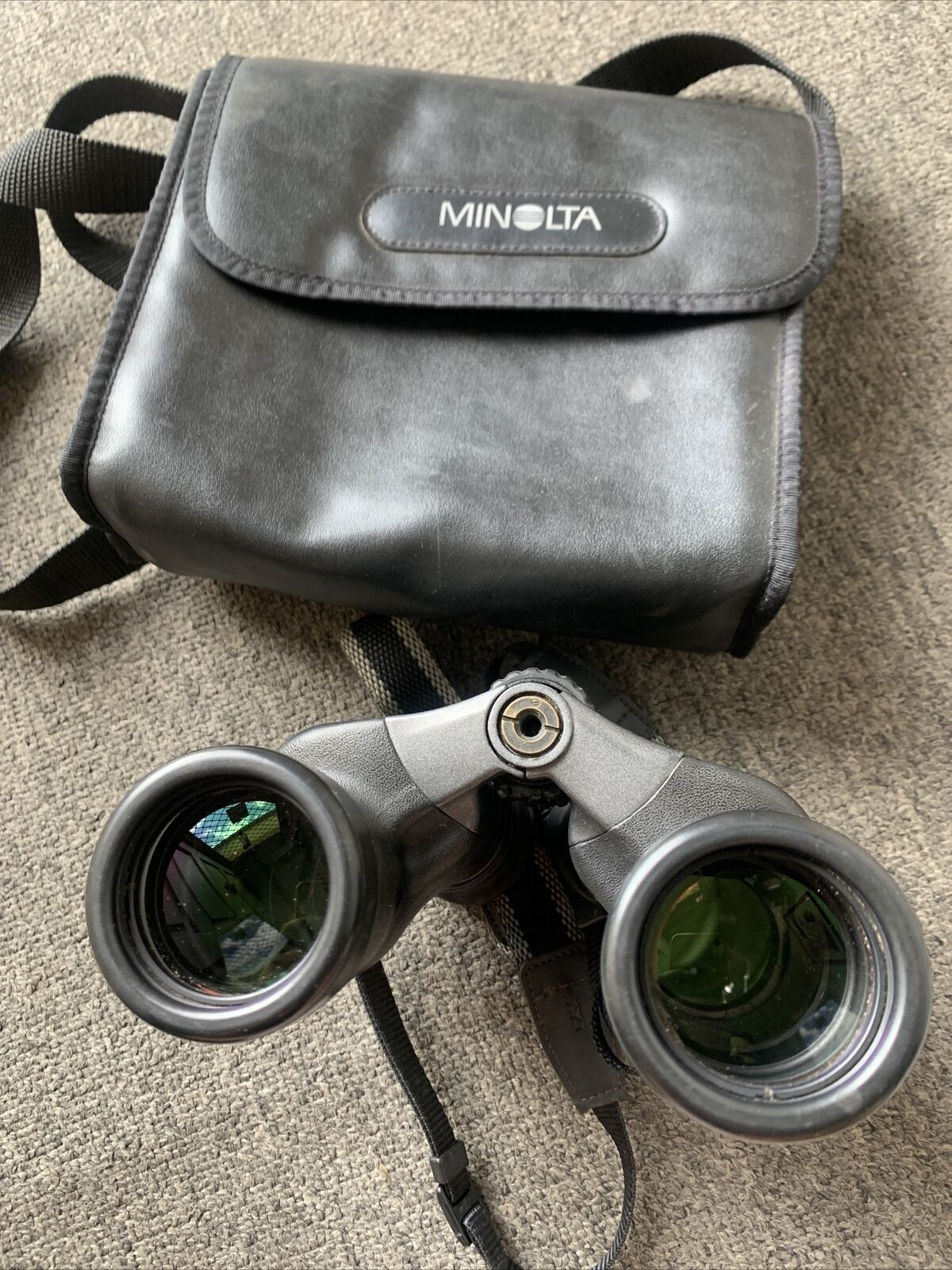 Vintage Minolta Activa 8x 40W 8.2 Degrees Fully Multi-Coated BaK4 Binoculars