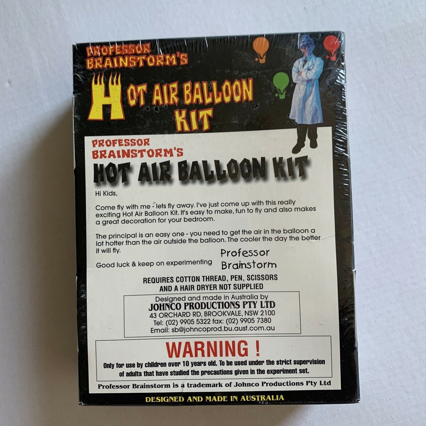 *New Sealed* Hot Air Balloon Kit - Make Your Own Hot Air Balloon