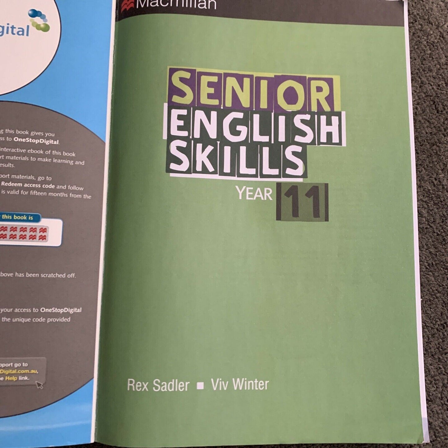Senior English Skills - Year 11 By Rex Sadler & Viv Winter 2014