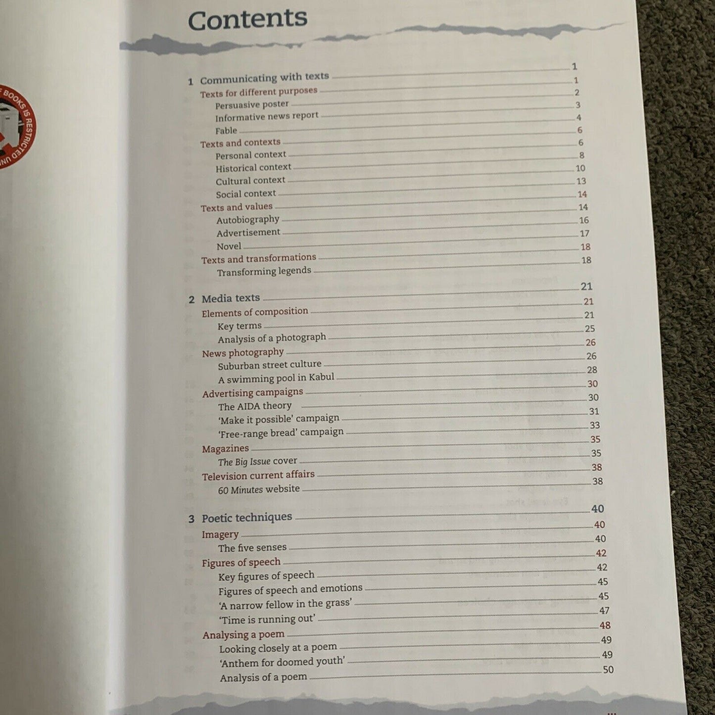 Senior English Skills - Year 11 By Rex Sadler & Viv Winter 2014