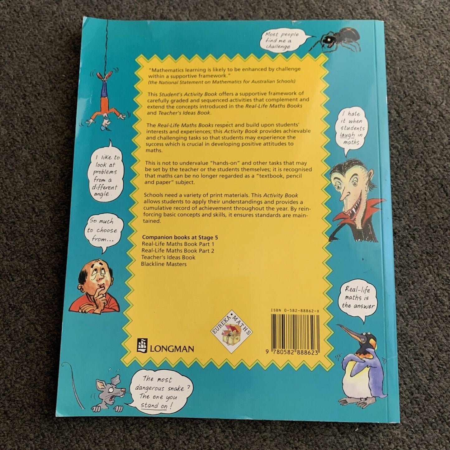 Eureka Maths: Stage 5 Student's Activity Book By Gail Davies