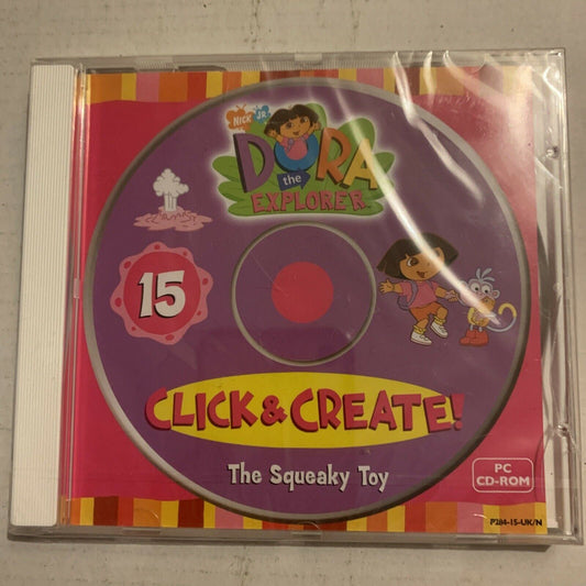 Dora The Explorer - Click & Create - The Squeaky Toy PC CDROM Windows  98/XP