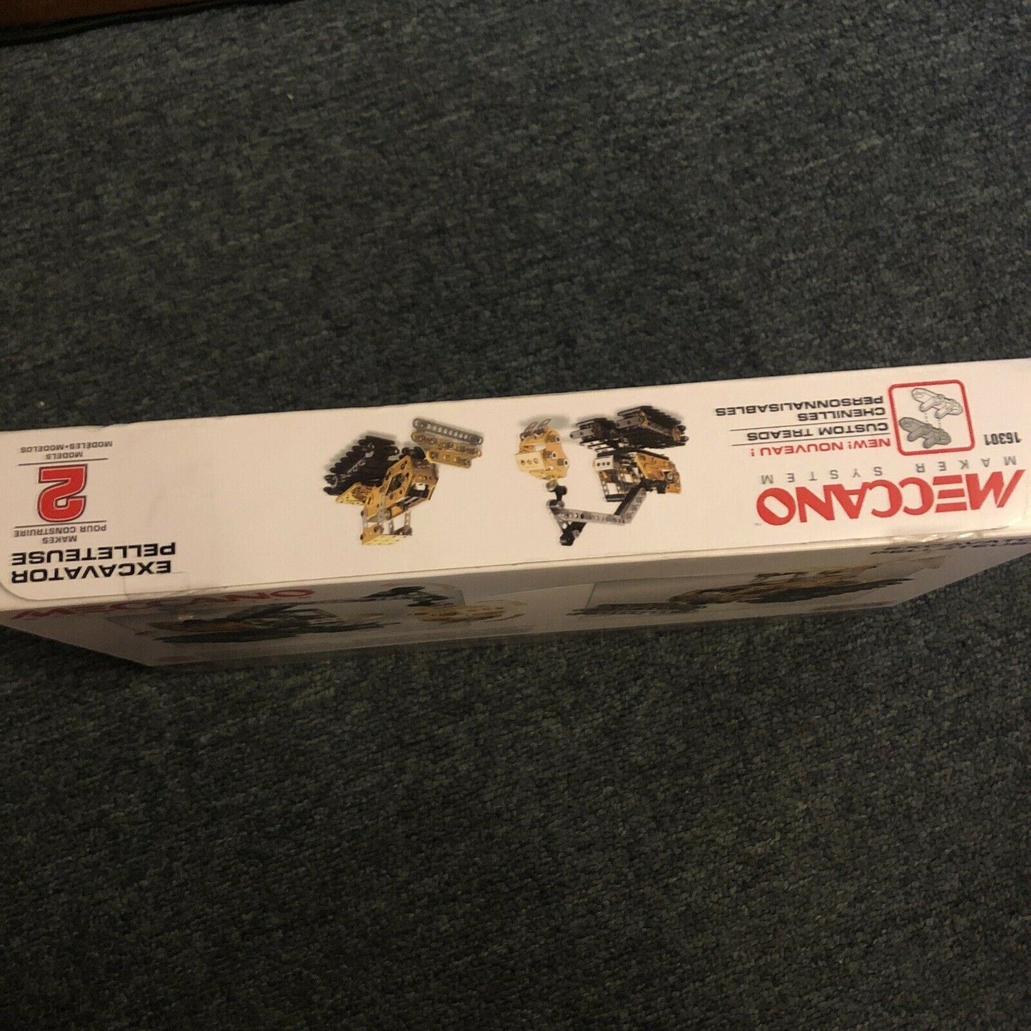 GENUINE MECCANO 2-in-1 Excavator & Bulldozer Model Set STEM Educational Toy