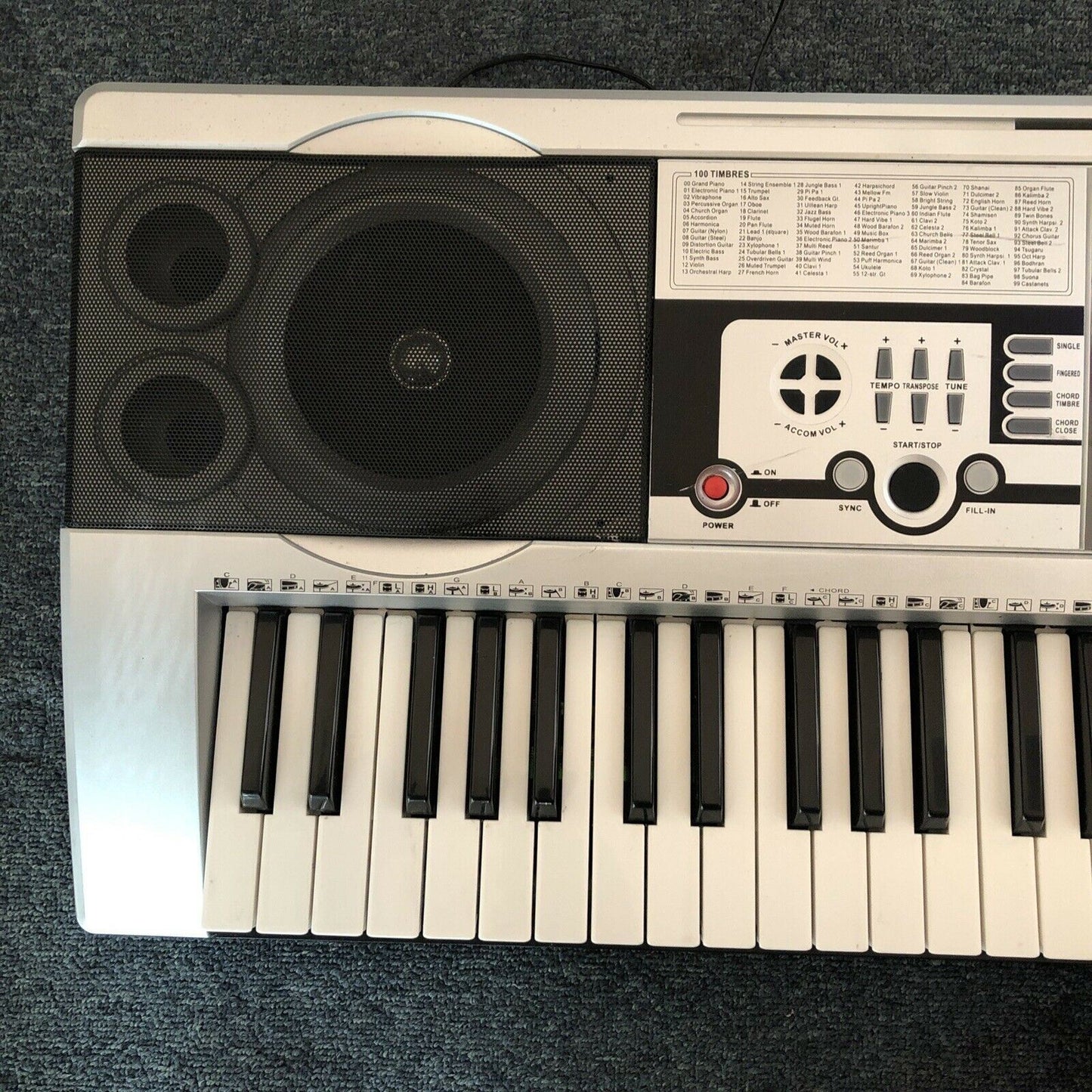 61 Key Electronic Keyboard LCD with 100 Rhythms 100 Timbers Full size keyboard