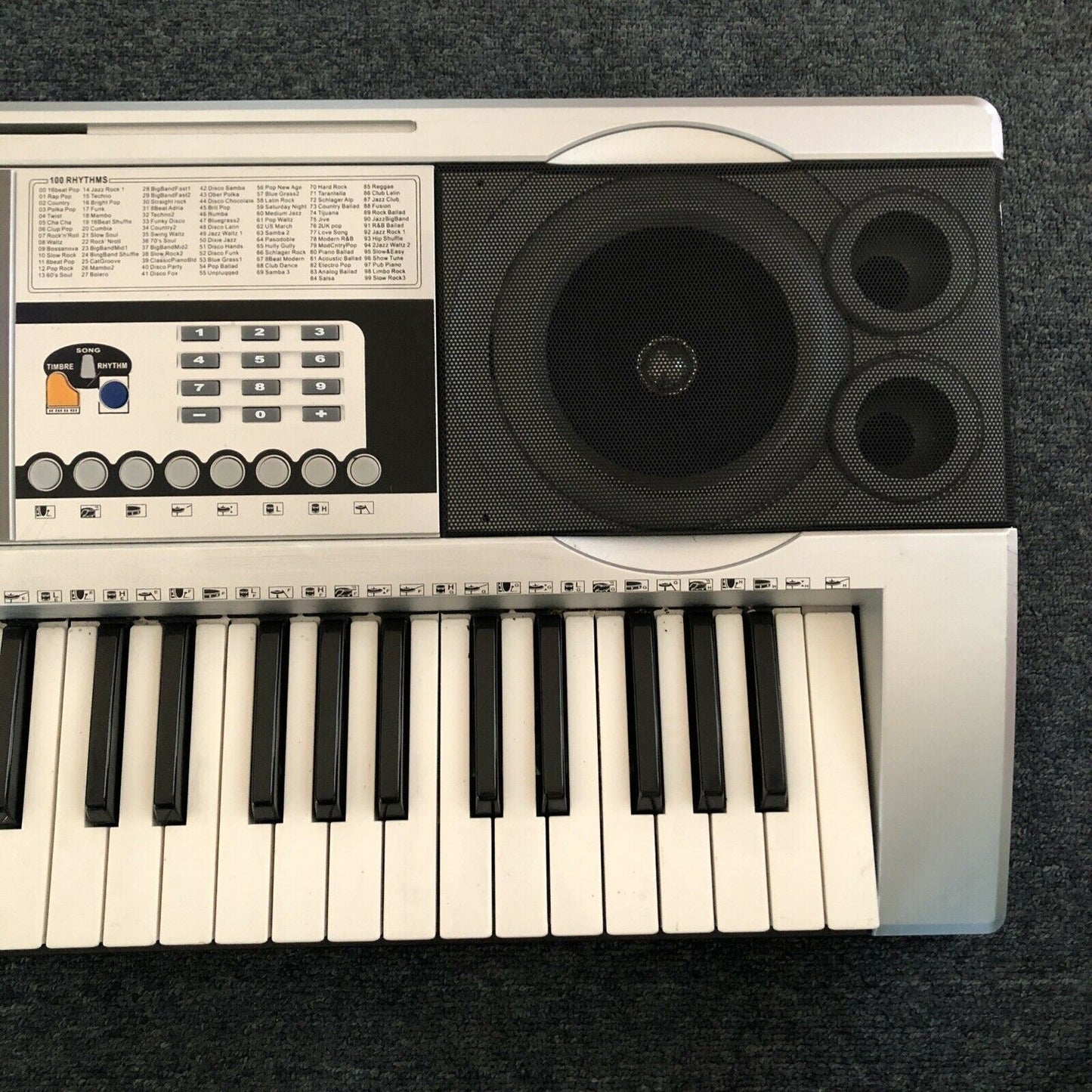 61 Key Electronic Keyboard LCD with 100 Rhythms 100 Timbers Full size keyboard