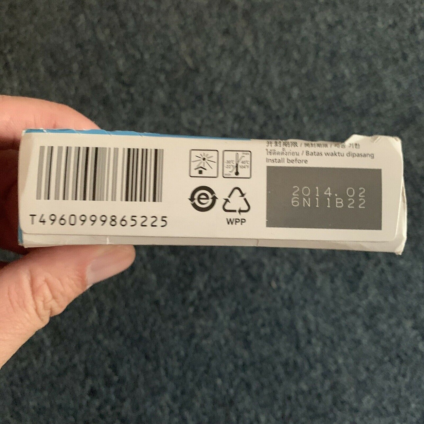 Genuine Canon BCI-3eC Cyan Ink tank Exp 2014/02