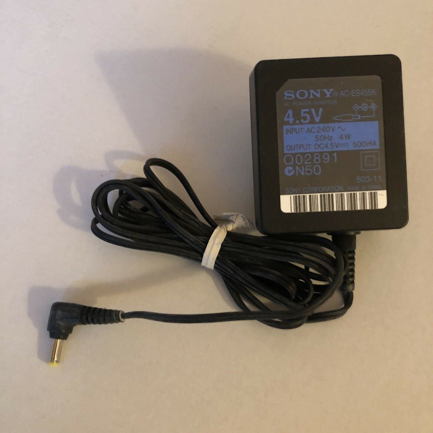 Genuine Sony AC-ES455K Audio AC Adapter 4.5V 500mA Power Supply