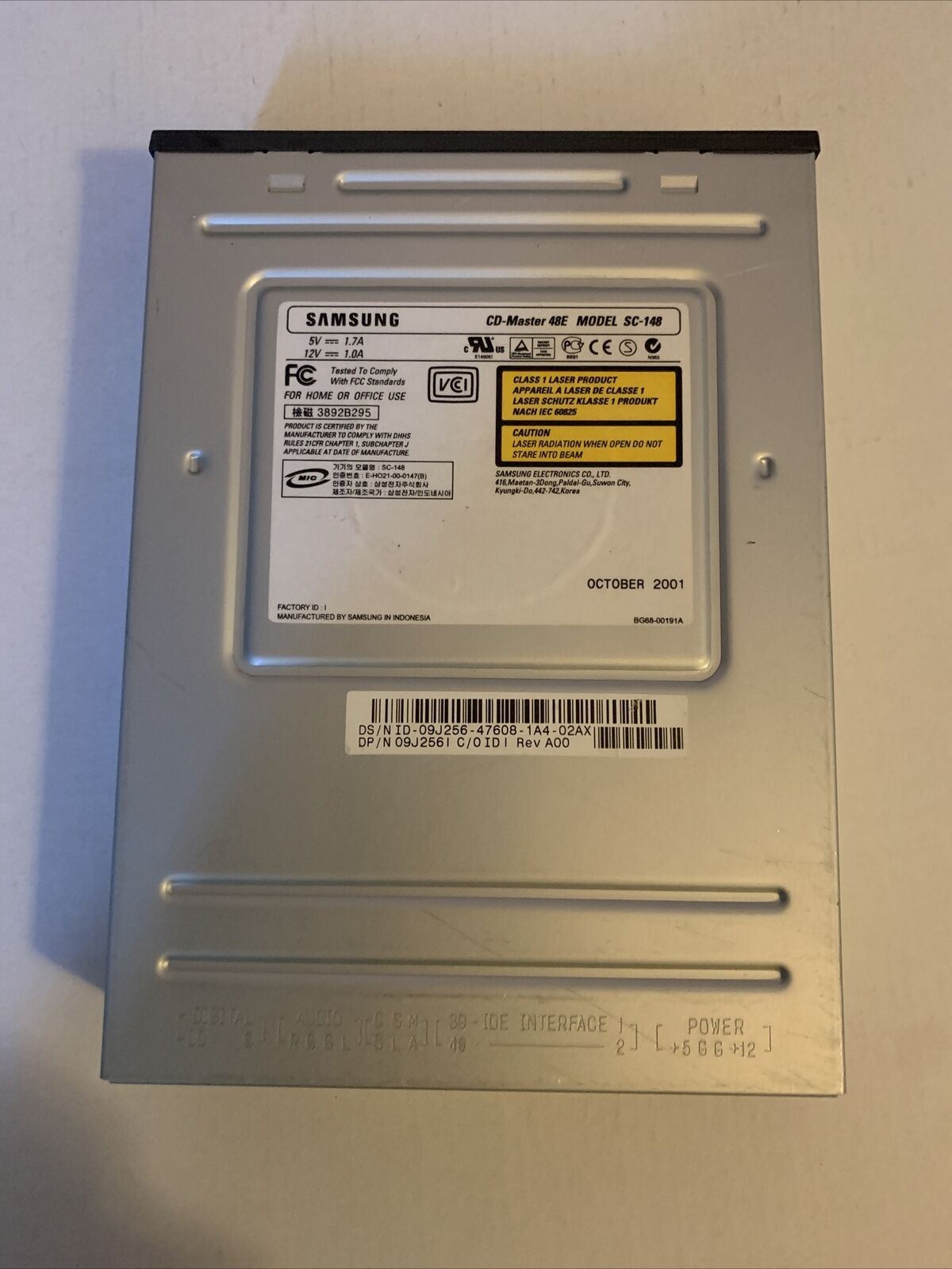 Samsung SC-148 CD-ROM Internal IDE Drive 48x