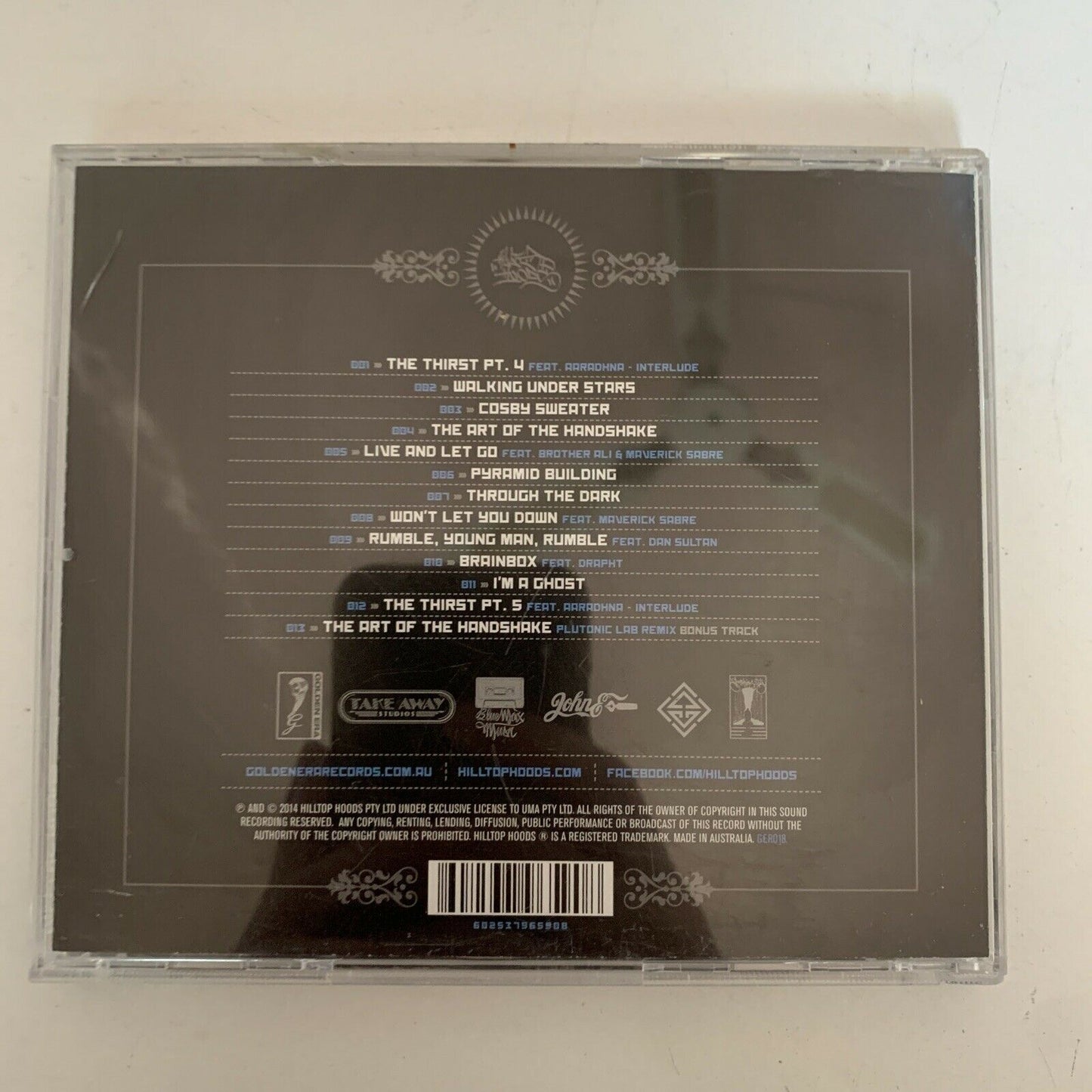 Hilltop Hoods – Walking Under Stars CD 2014 Album
