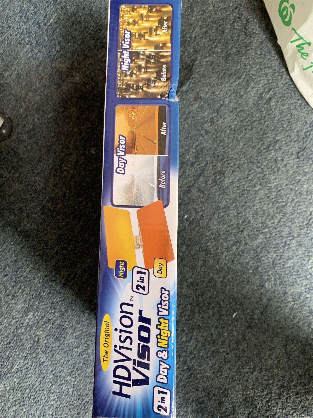 HD Vision Visor 2 In 1 Day & Night Visor Glare Blocker