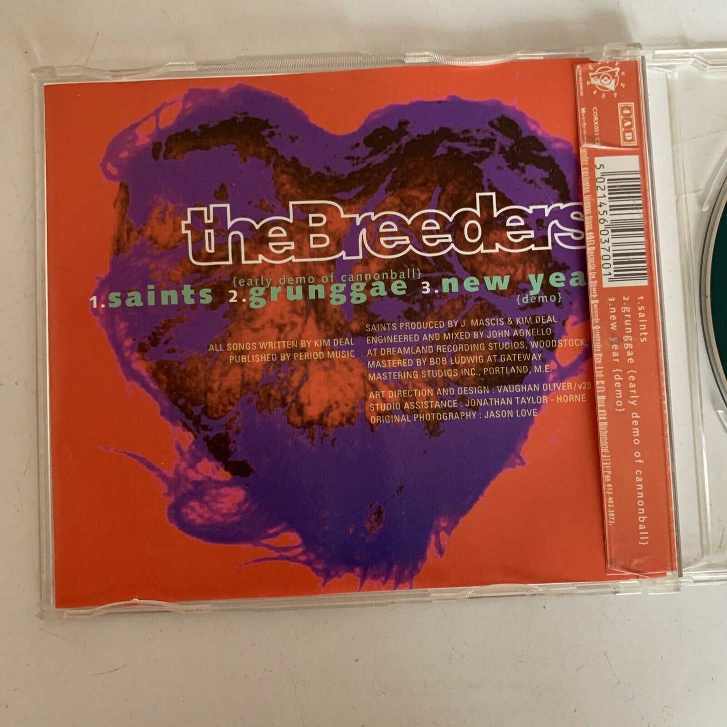 The Breeders – Saints (CD, Single, 1994, Shock)