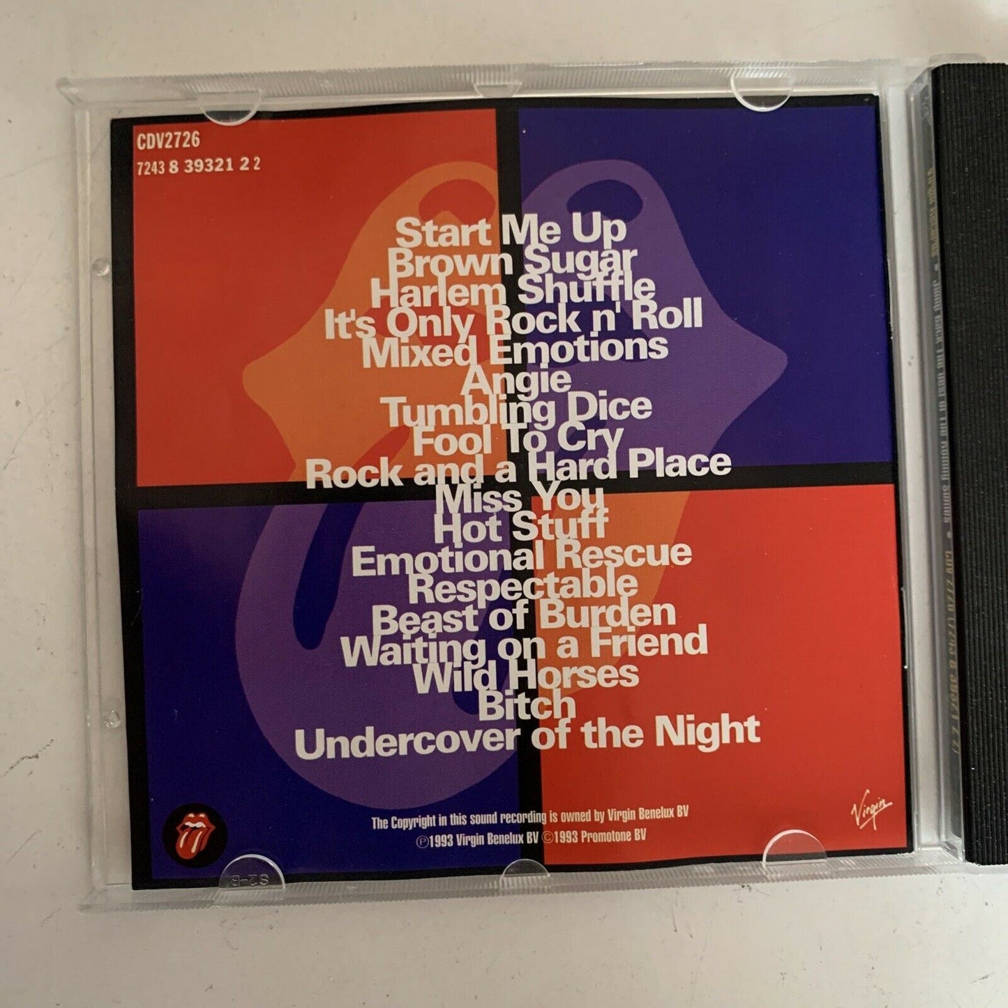 The Rolling Stones – Jump Back (The Best Of The Rolling Stones '71 - '93) CD