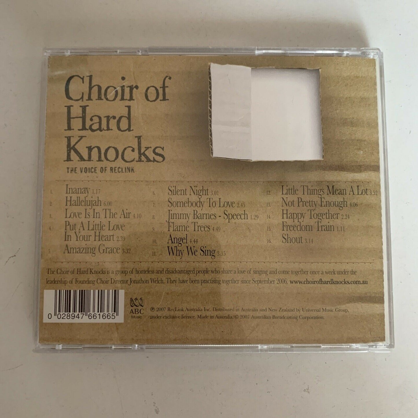 Choir of Hard Knocks by Choir of Hard Knocks (CD, 2007)