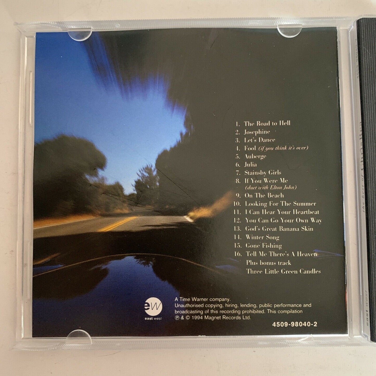 Chris Rea – The Best Of Chris Rea (CD, 1994) Album