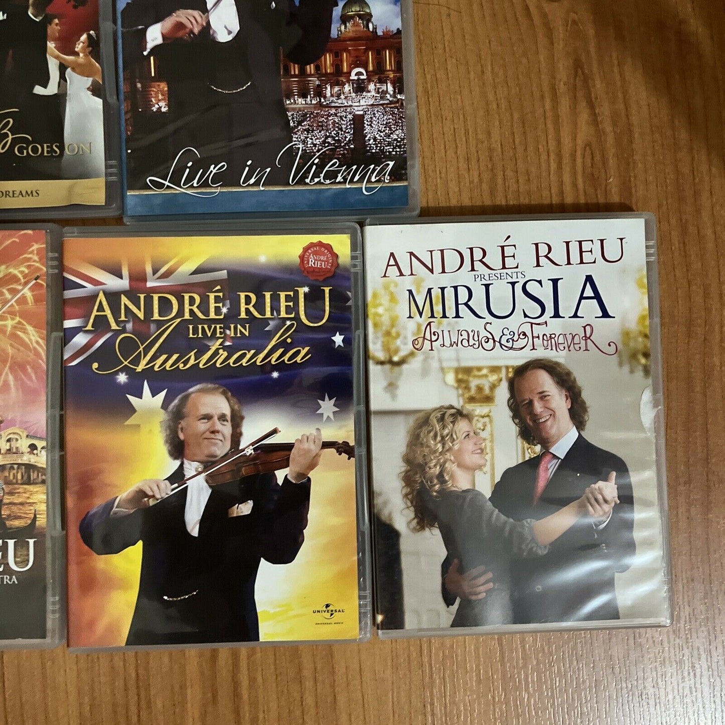 9x Bulk Lot DVD Andre Rieu - Live in Concert. All Regions