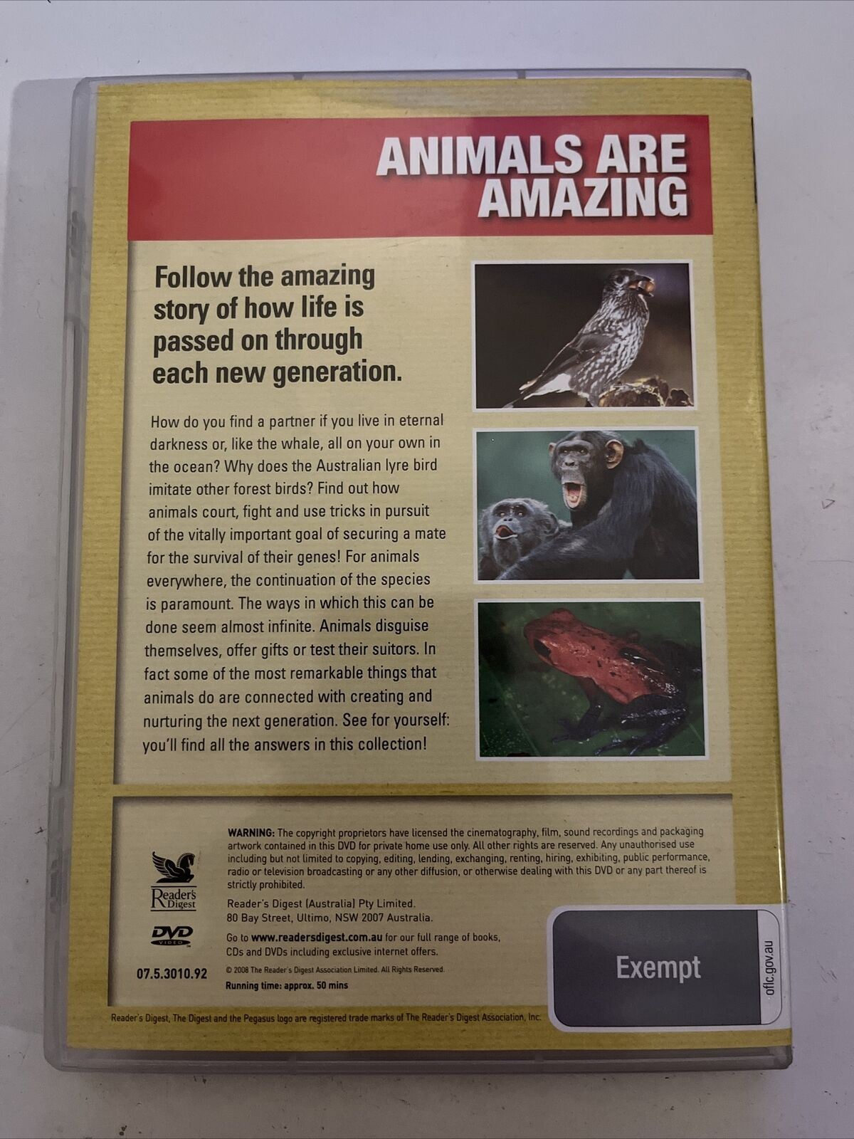 Animals Are Amazing - Living At The Edge + Triumph Of Life DVD